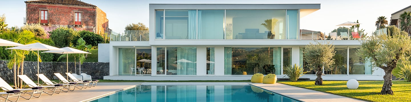 Villas contemporaines en Sicile